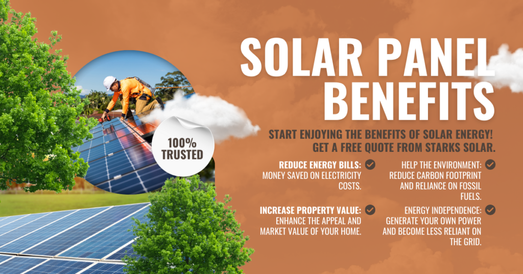 Benefits of Installing Solar Panels Infographic