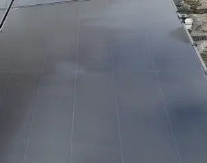 7 Ways to Explode Your Solar Panel Installation 2 Image of an Aiko 455w gen 2 panel, all black and high efficiency hitting almost 23%