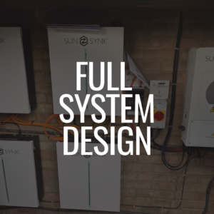 solar panel system design graphic