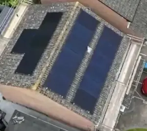 A professional solar panel installation on a home in Fareham, Portsmouth.