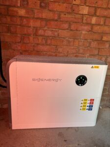 Sigenergy Sigen Stor Battery storage installation.